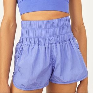 FREE PEOPLE MOVEMENT WAY HOME SHORT LIGHT BLUE SIZE LARGE